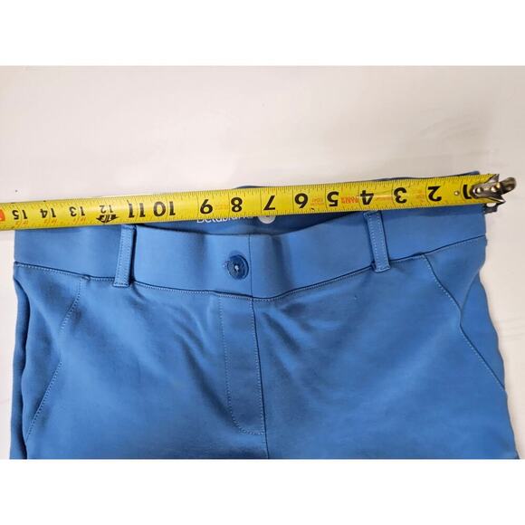 Betabrand Pants Womens Large Blue Straight Pull On Jegging Denim Stretch Career - Picture 5 of 8